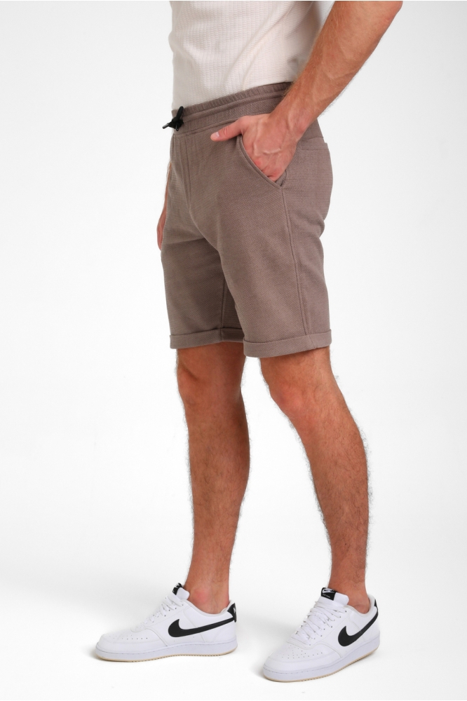 EXCLUSIEVE WAFFLE SHORT 825981 5997 desert taupe
